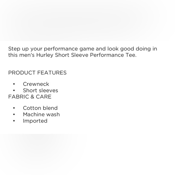 HURLEY 🆕 size: XXL Performance Tee - Picture 6 of 7